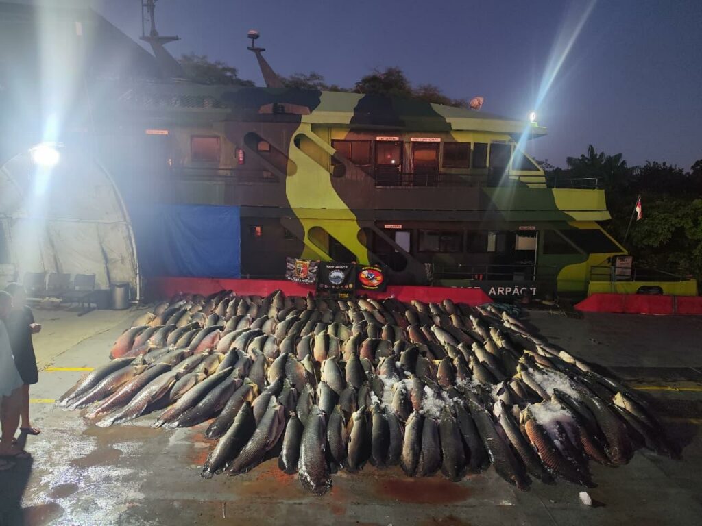 SSP AM BASE ARPAO 2 APREENSAO PESCADO COARI FOTOS DIVULGACAO SSP AM