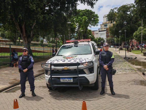 Centro Seguro: Ações da Polícia Militar resultam em 65 prisões no Centro de Manaus em abril