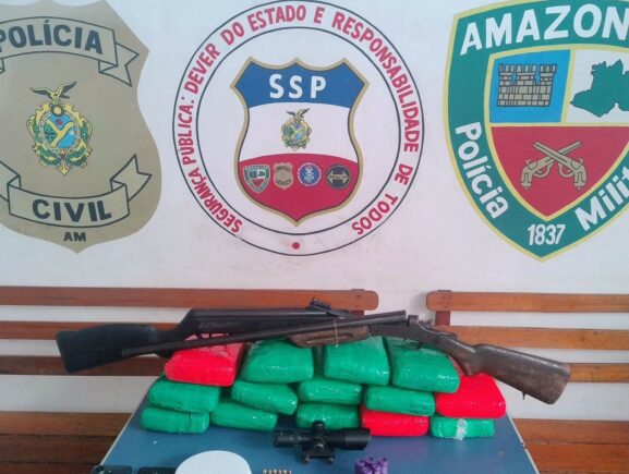 Segurança Presente: PMAM prende homem com mais de 16 kg de drogas em Atalaia do Norte 
