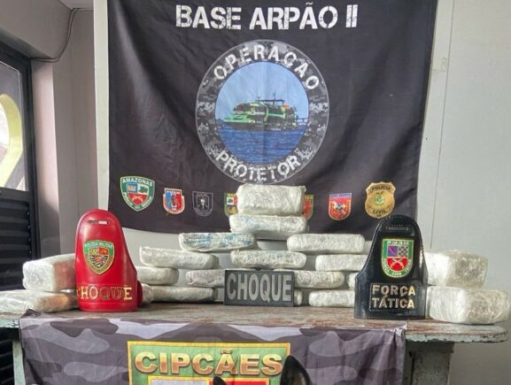 Base Arpão 2: Forças de Segurança apreendem drogas avaliadas em R$ 1,1milhão