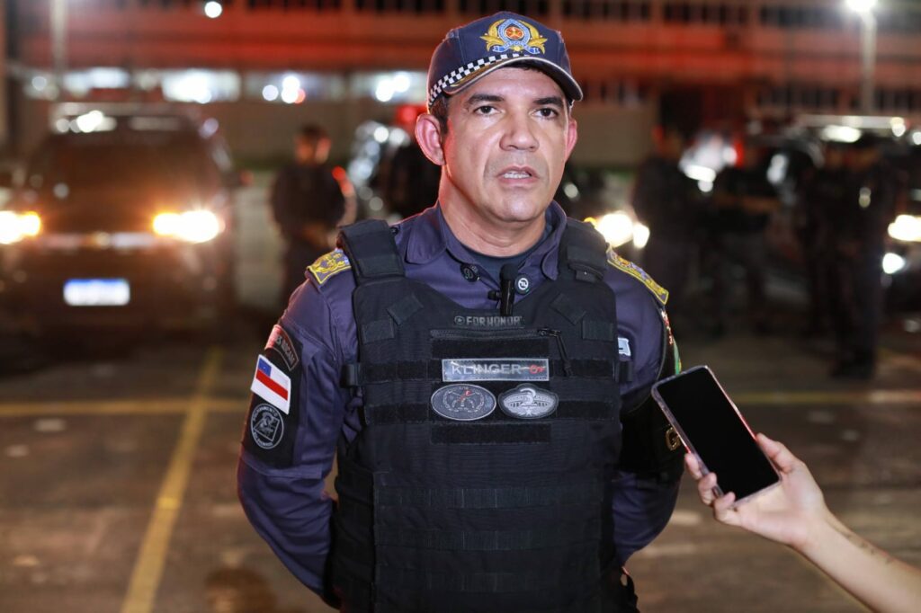 Comandante geral da PMAM oronel PM Klinger Paiva Foto Tiago Corrza Secom
