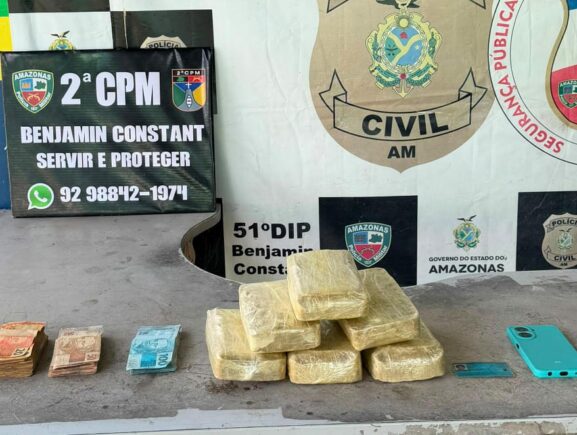 Operação Segurança Presente: Em Benjamin Constant, Polícia Militar prende homem com seis …