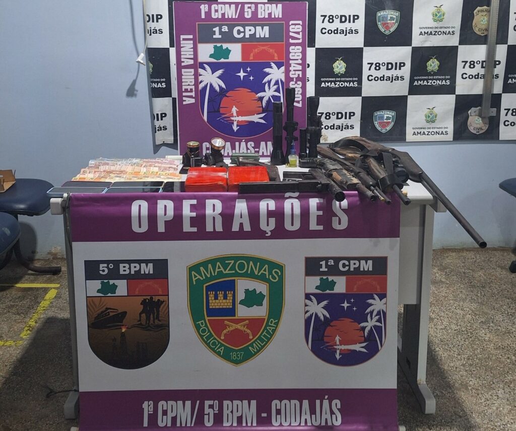 SSP AM OPERACAO SEGURANCA PRESENTE PRISOES DROGAS ARMAS CODAJAS FOTOS DIVULGACAO SSP AM 3