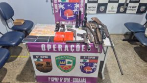 Operação Segurança Presente: Forças de Segurança apreendem armamentos de grosso calibre, …